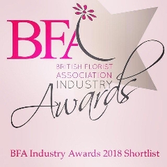 Rose Garden announced as BFA Flower Shop of the Year FInalist!