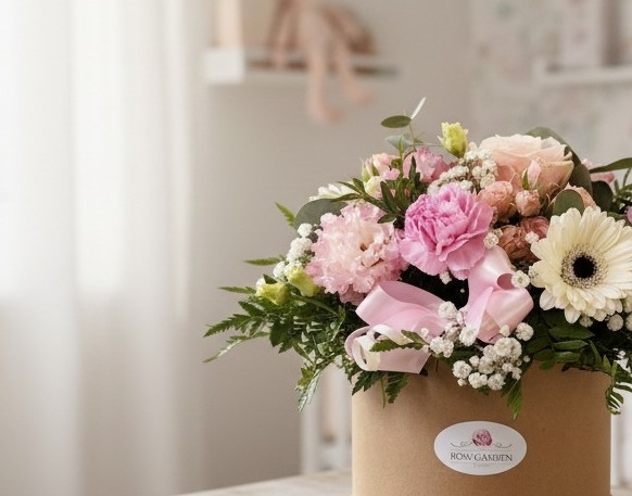 Baby Girl Hatbox