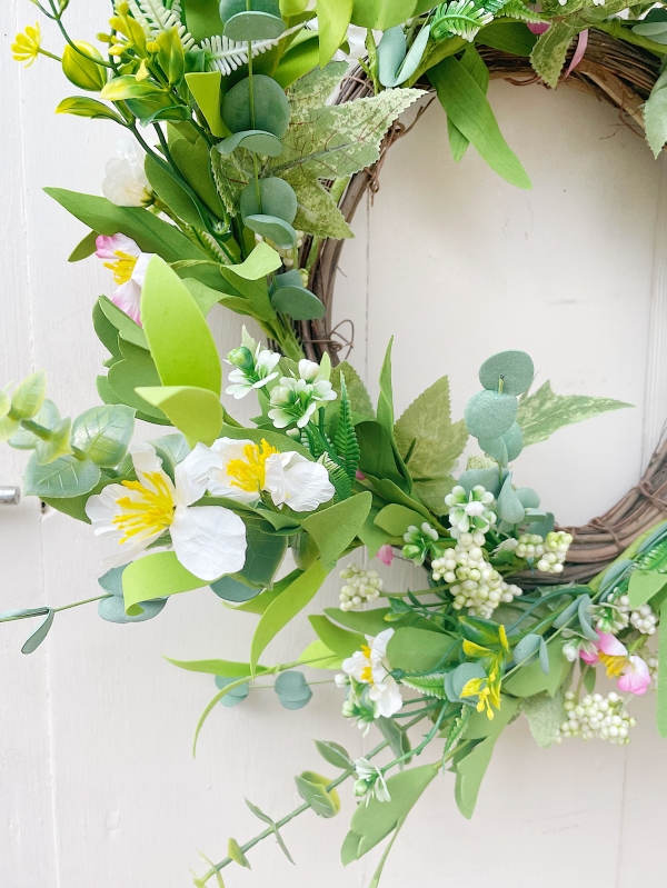 Gisela Graham Wildflowers & Eucalyptus Wreath