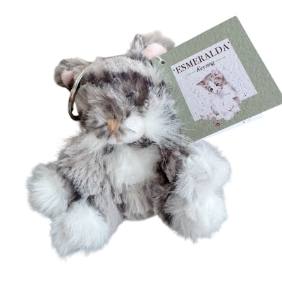 Wrendale 'Esmerelda' cat plush keyring