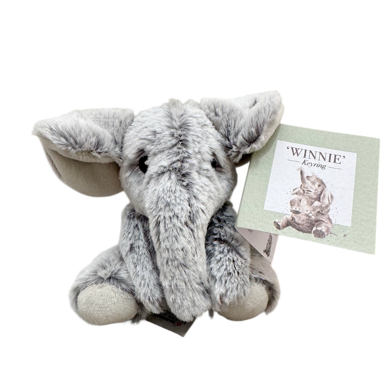 Wrendale 'Winnie' elephant plush keyring