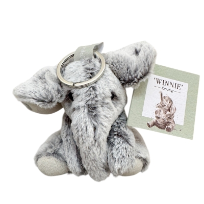 Wrendale 'Winnie' elephant plush keyring