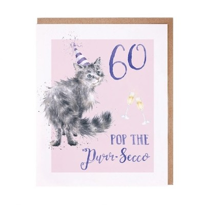 Wrendale 60 Birthday Card