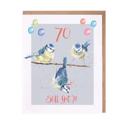 Wrendale 70 Birthday Card