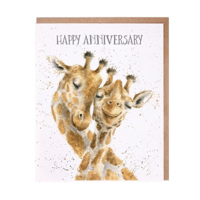 Wrendale Giraffe Anniversary Card
