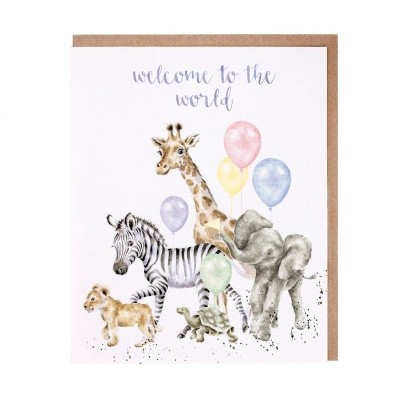 Wrendale New Born Card