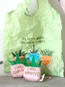 Sass & Belle plants are my friends foldable shopping bags
