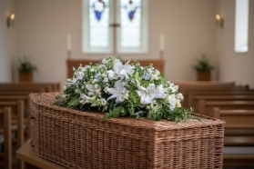 Lily Double Ended Casket Spray