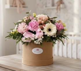 Baby Girl Hatbox