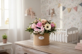 Baby Girl Hatbox