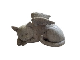 Cat Angel Grave Decoration