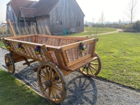 Funeral Cart Simple Arrangement (Old Park Meadow)