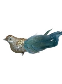 Gisela Graham Blue and Gold Bird