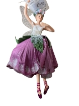Gisela Graham Dark Purple Skirt Ballerina