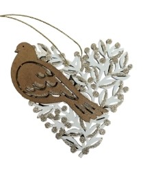 Gisela Graham Dove Gold Decoration