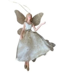 Gisela Graham Gold Fairy Decoration