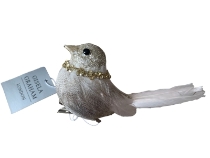Gisela Graham Gold Necklace Bird Decoration