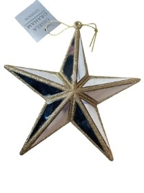 Gisela Graham Gold Star Decoration