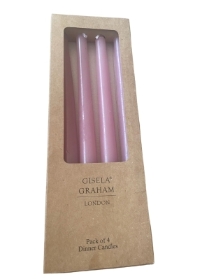 Gisela Graham Light Pink Candles
