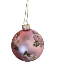 Gisela Graham Pink Bauble