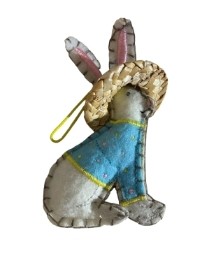 Gisela Graham Rabbit With A Hat