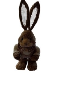 Gisela Graham Wicker Bunny With Rucksack