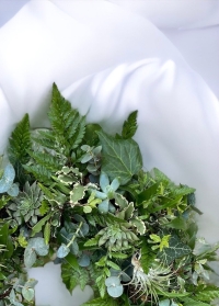 Moss, Foliage and Succulent Wreath