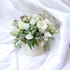 Natural White Hatbox