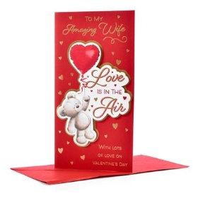 To My Amazing Wife Valentine's Card