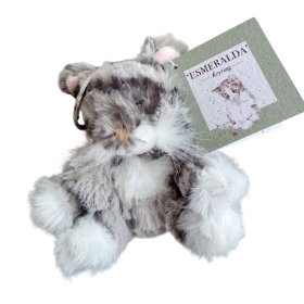Wrendale 'Esmerelda' cat plush keyring