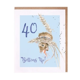 Wrendale 40 Birthday Card