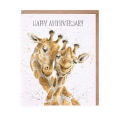 Wrendale Giraffe Anniversary Card