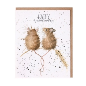 Wrendale Mouse Anniversary Card