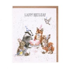 Wrendale Woodland Birthday Card